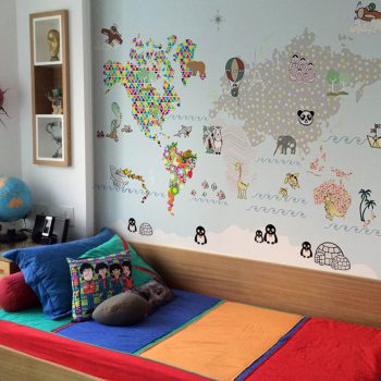 Mapa Infantil Estampado